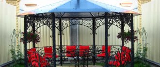 Beautiful wrought iron gazebos