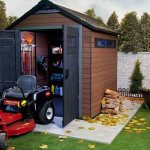 Beautiful shed: 30 ideas for storing equipment