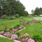 Landscape garden design in landscape style