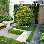 landscape design in minimalist style