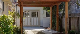 DIY wooden carport