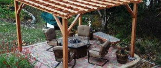 wooden garden canopies