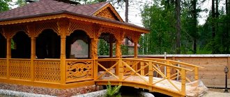 Carved gazebos