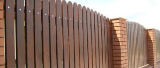Забор из деревянного штакетника: чертежи, установка, фото, видео